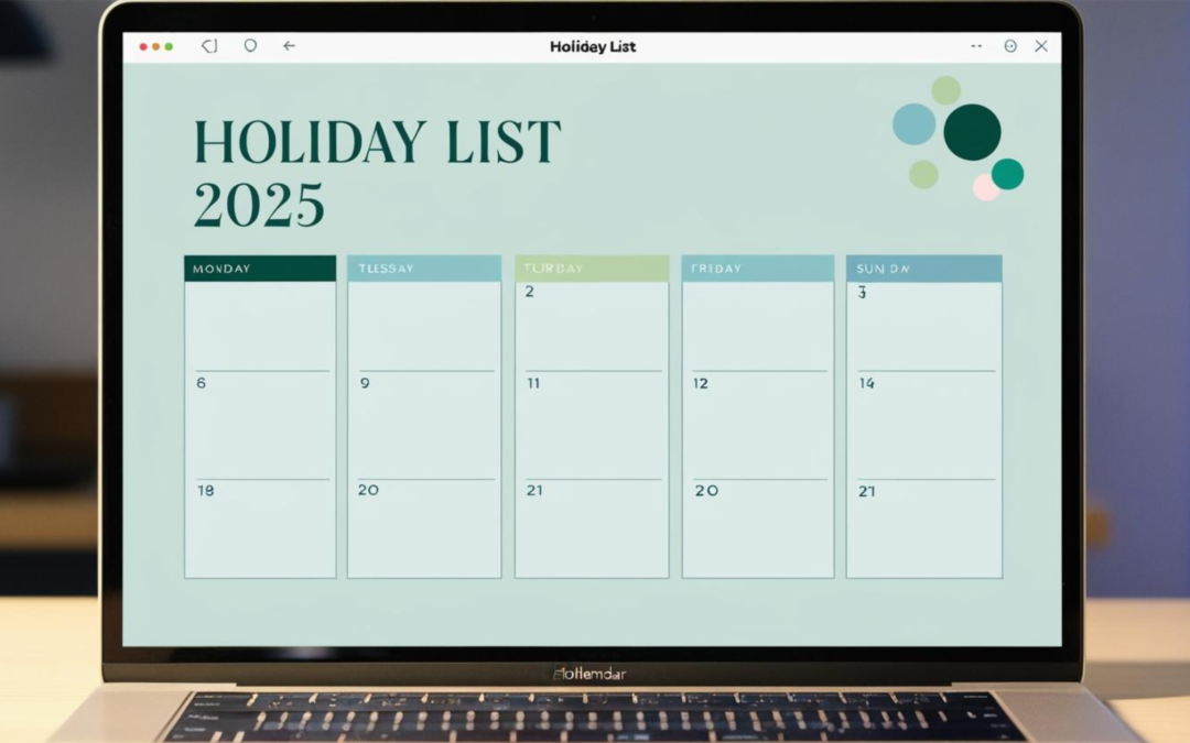 List of Provincial and Federal Statutory Holidays 2025